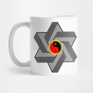 YING YANG 3D STAR Mug